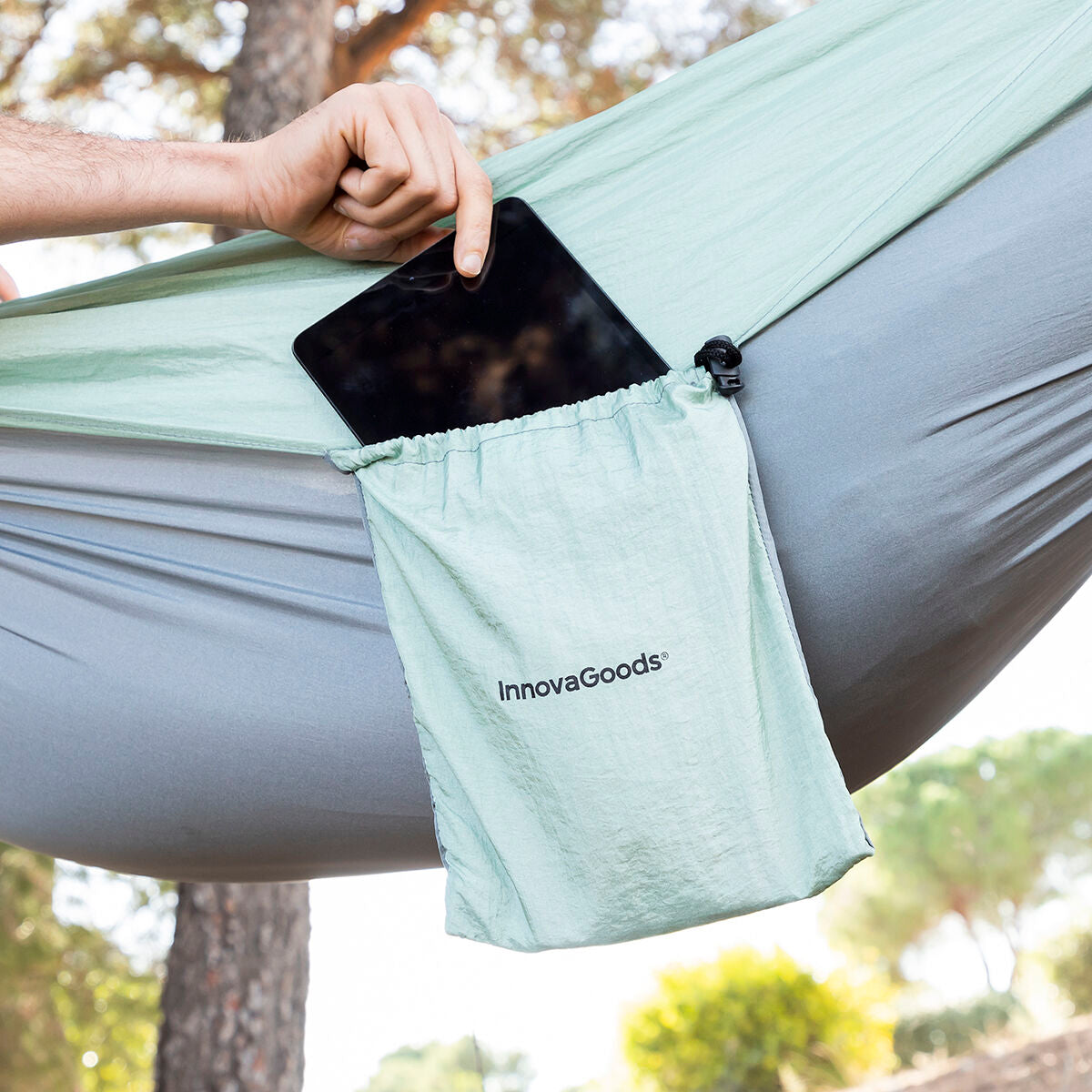 InnovaGoods Doppel-Hängematte für Camping – Entspannung in der Natur!