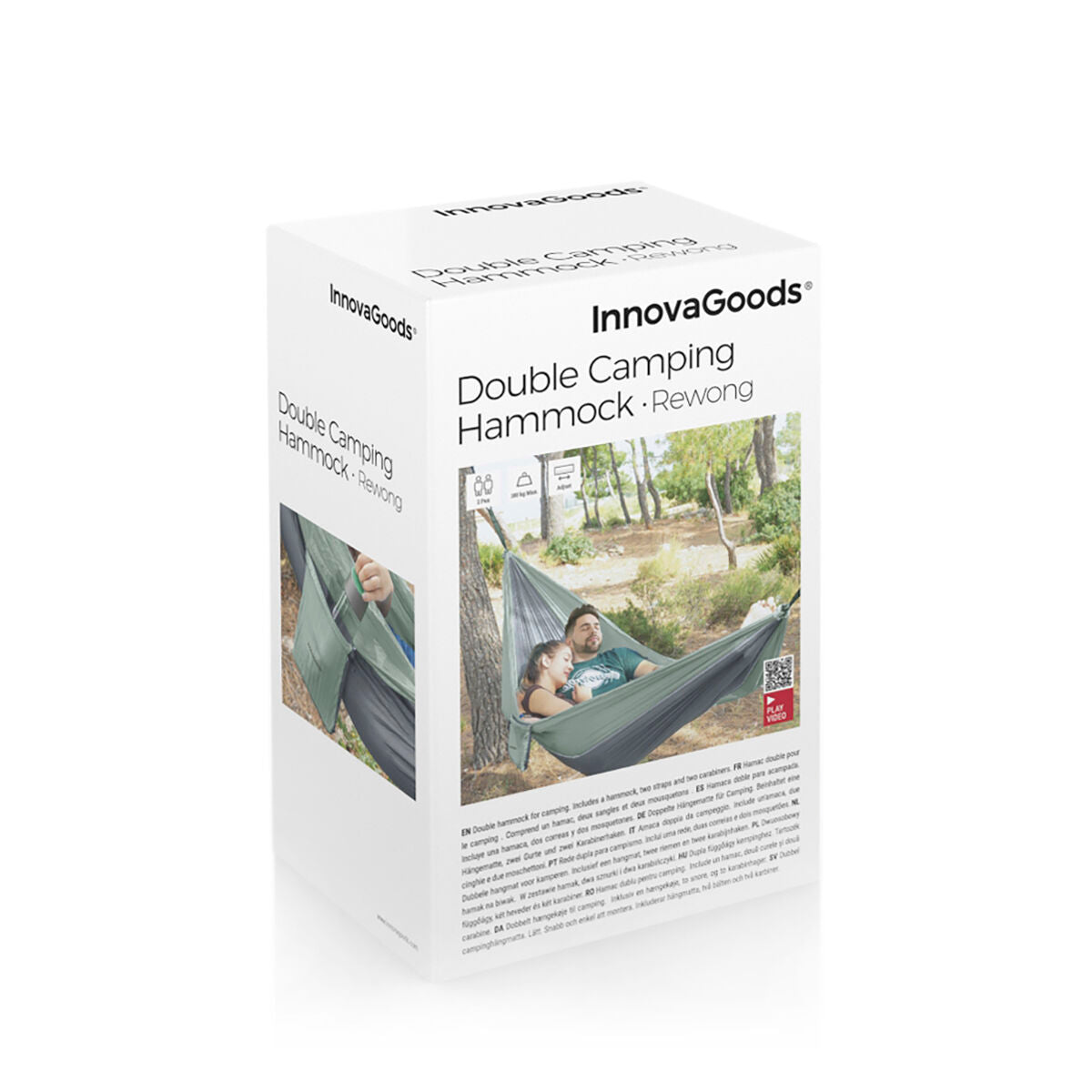 InnovaGoods Doppel-Hängematte für Camping – Entspannung in der Natur!
